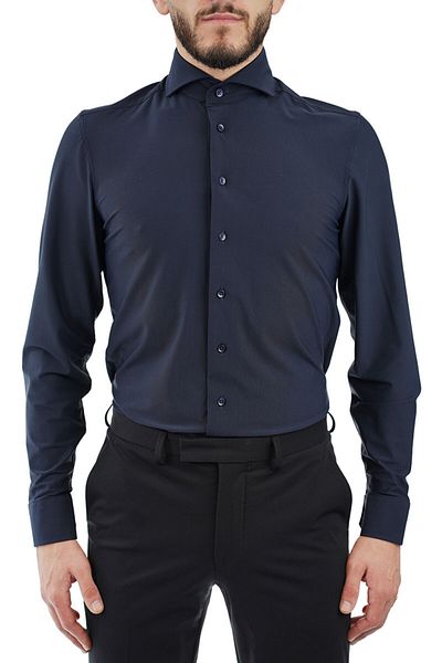 IOS - Innovation of suiting CĂMAȘĂ ELASTICĂ - IOS by Maica - ALBASTRU ÎNCHIS, S