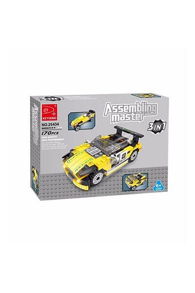 Ausini Opportunity Byr Assembling Master 170 Pieces 3 in 1 Sports Cars New