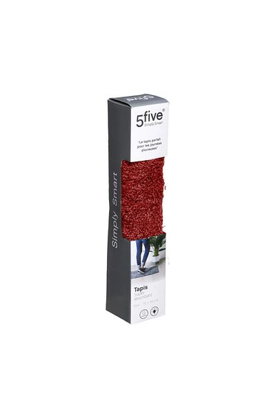 5 five simply smart Absorbent entrance mat Red, 60 x 90 cm