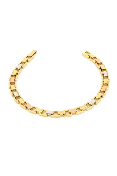 MOHI Fine Jewellery 14k yellow, white and rose gold bracelet