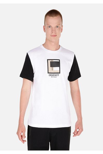 Colin's Regular Fit Round Neck Men's White Short Sleeve T-Shirt