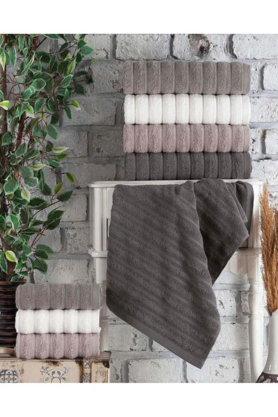 Altınbaşak Jacquard 4-pack 50x90 Hand Towel Monna