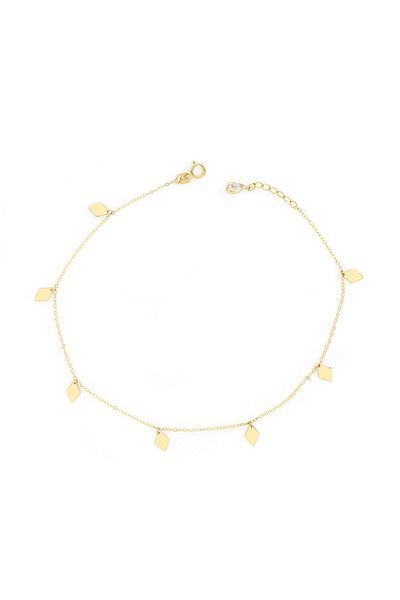 MOHI Fine Jewellery 14k yellow gold anklet