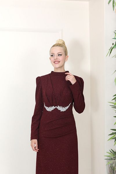 Modahiro Βραδινό φόρεμα Hijab YDES001