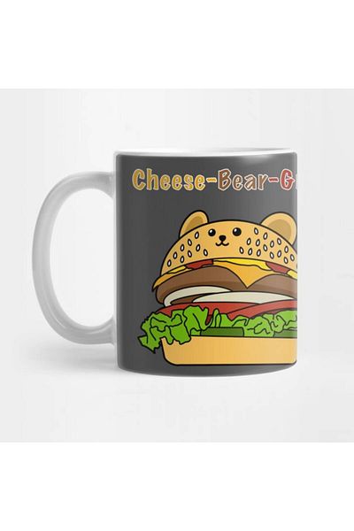 Pixxa Cheesebeargrrr - كوب همبرغر الحب