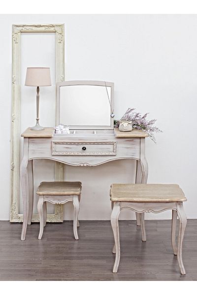 Bizzotto Decorative Metal Beige Lamp Agueda 48.5h
