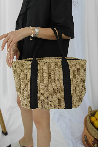 BAGS حقيبة بالما من القش