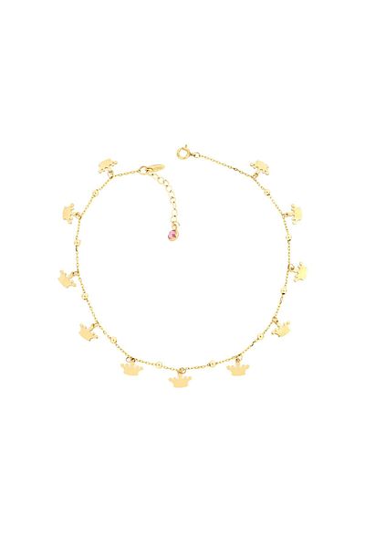 MOHI Fine Jewellery 14k yellow gold anklet