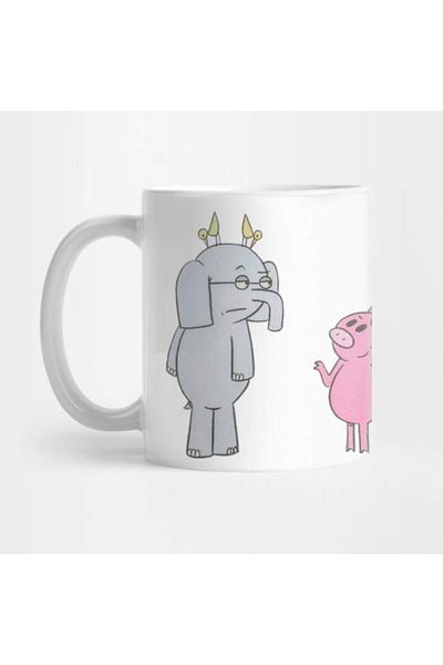 Pixxa Elephant and Piggie Mug Cup