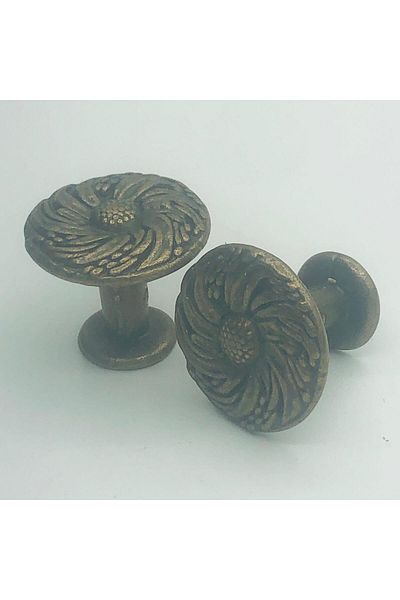 YAREN METAL MOBİLYA AKSESUARLARI 25mm ΠΑΤΕΡΑΣ ΚΟΥΜΠΙ-6 ΑΝΤΙΚΕ