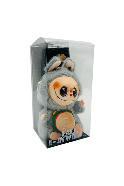 BaoBao Labubu Grey Little Lustful – 15cm Fall in Wild Plush Keychain, adorable and funny edition, BaoBao
