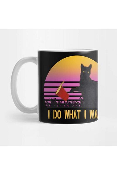 Pixxa Whatever I Want, I Do It - Cat Mug