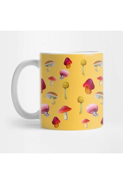 Pixxa Mushroom Pattern Mug