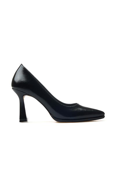 YAŞAR KAŞLI Women's Platform Heeled Shoes 25Y Ykş.8283 Z Black Patent Leather