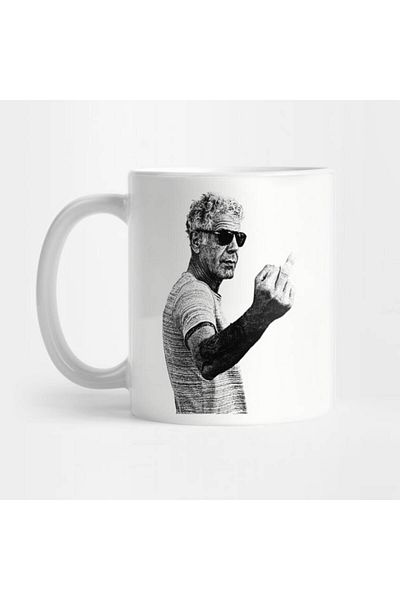 Pixxa Anthony Bourdain Mug