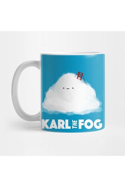 Pixxa Karl the Fog of San Francisco Mug Cup