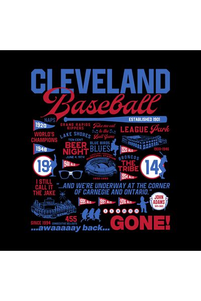 Pixxa Cleveland Baseball Trophy Cup