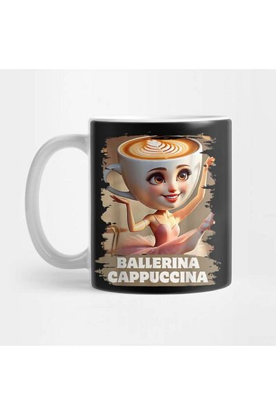 Pixxa Ballerina Cappuccina Mug Cup