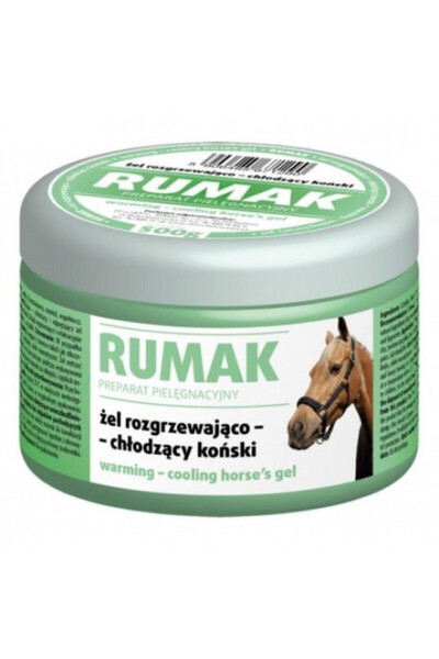 OEM Gel pentru cai, cu efect de incalzire - racire, Rumak, 500g