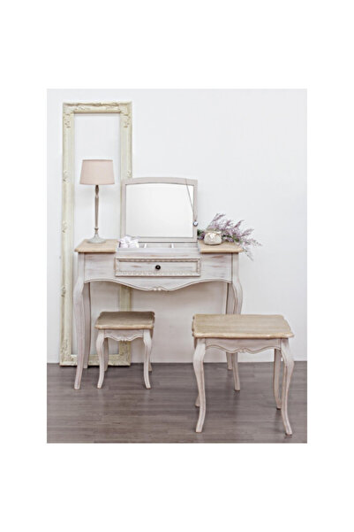 Bizzotto Decorative Metal Beige Lamp Agueda 48.5h