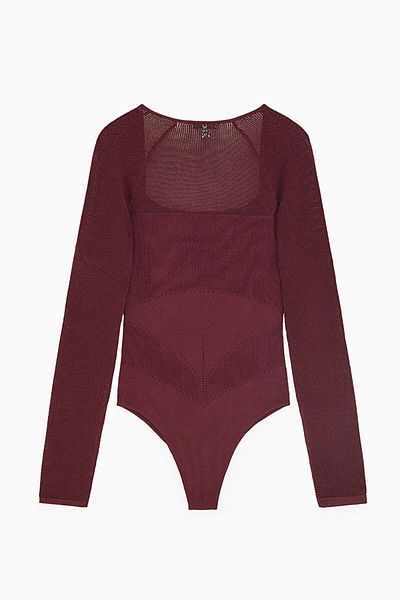 Patrizia Pepe Body tricotat - - M, Negru