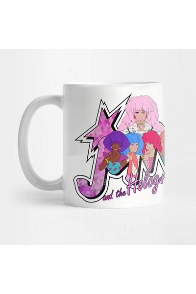 Pixxa Love - Jem and the Holograms by Braeprint Mug