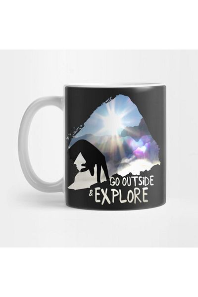 Pixxa Go Out and Explore the World - Travel Love - Traveler Mug