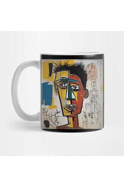 Pixxa Picasso X Basquiat Mug Cup