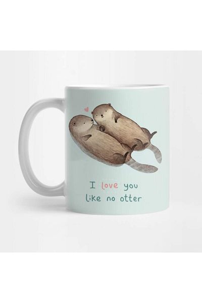 Pixxa I Love You Like No Otter Mug Cup