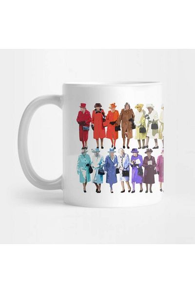 Pixxa Queen Elizabeth's Style Mug Cup