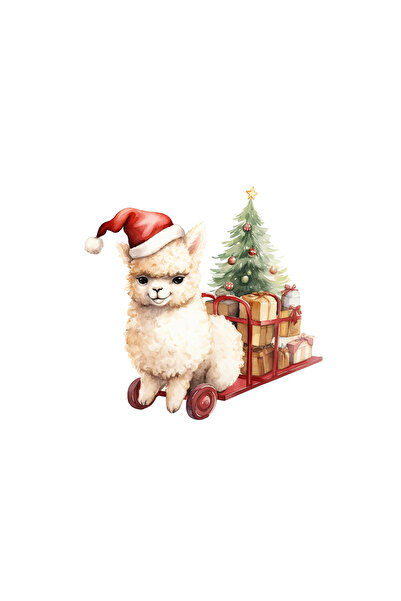 INOVATIX Set de 8 piese, autocolant Alpaca aduce cadouri de Crăciun, INOVATIX...