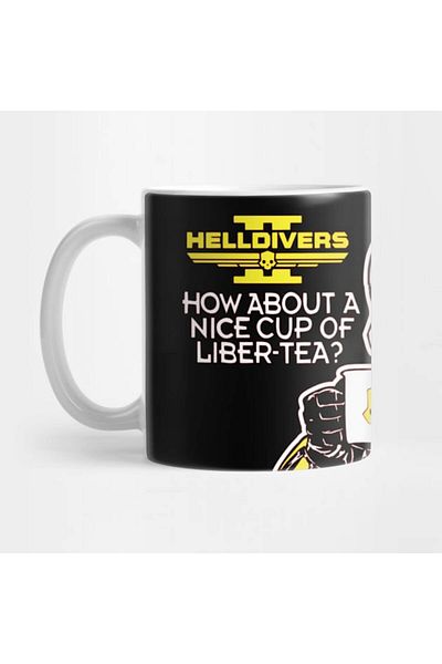 Pixxa Helldivers Cup of Liber-Tea Mug Cup