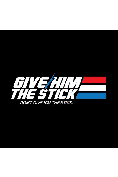 Pixxa Give Him the Stick Mug Cup