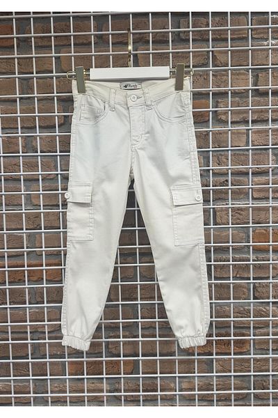 markamodi Uni̇Sex Cargo Pants with Cargo Pockets and Elasticized Legs