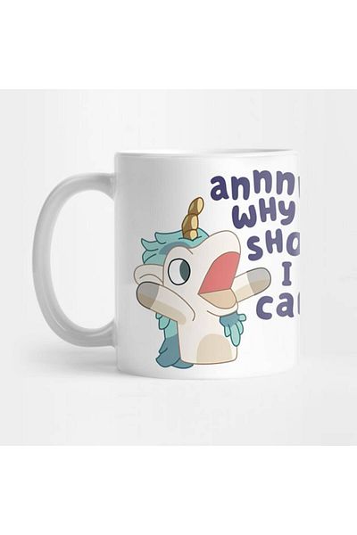 Pixxa Unicorse Bluey Mug Cup