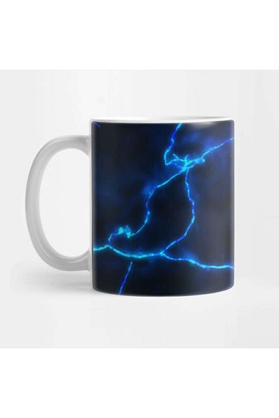 Pixxa Blue Lightning Mug