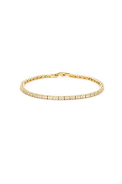 MOHI Fine Jewellery Bratara din aur galben de 14k model tennis