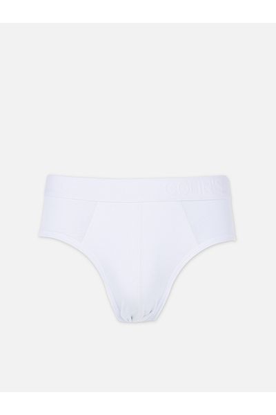 Colin's Boxeri albi pentru bărbați cu imprimeu modern