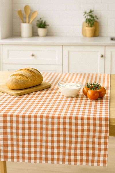 Mira Home Zefira 170X170 cm Balcony, Picnic, Kitchen Tablecloth & Floor Table Cloth