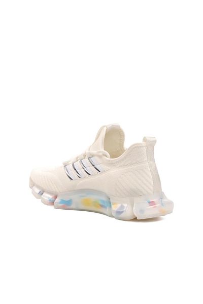 AYK'S White Mesh Men's Sports Shoes 23Y591-1 m