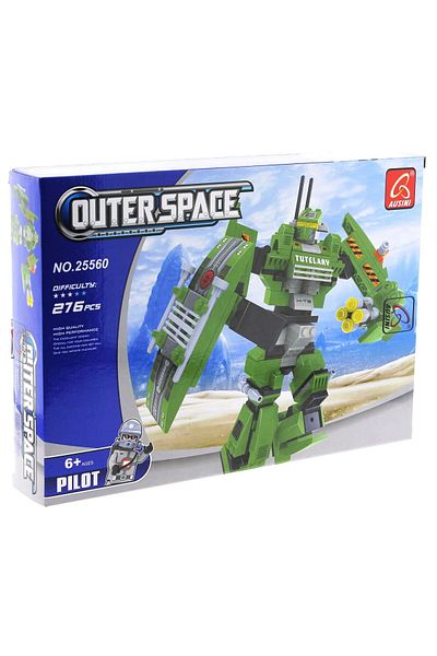 Ausini 276 Pieces Green Robot