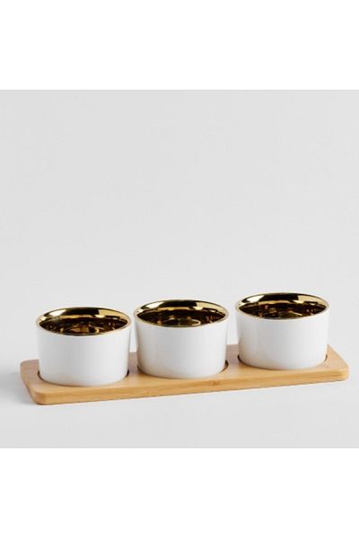 HomeVibes Platou decorativ ELEGANTIO 30x10 cm
