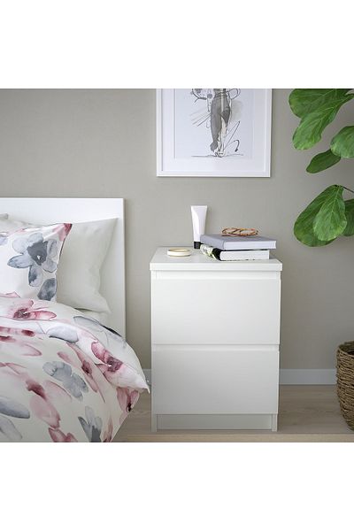 IKEA Chest of 2 drawers, white, 40x55 cm