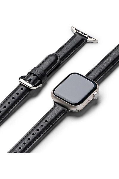 Ringke Leather One Padded Slim Band for Apple Watch (40/41 / 42mm) – Genuine Cowhide Leather Strap