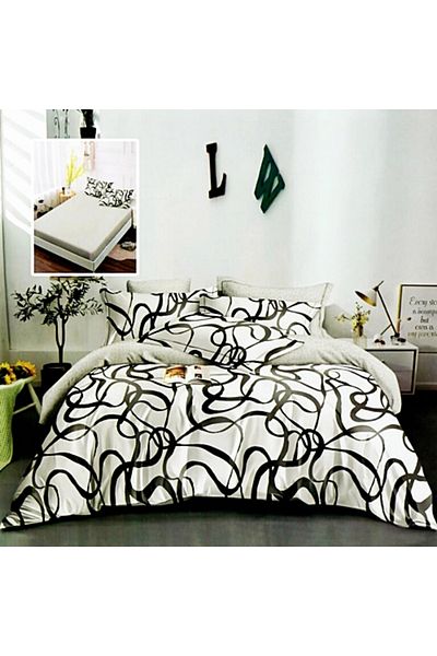 PATONE Finet bed linen, fitted sheet 160x200cm, 6 pieces, double bed, Pucioasa, RAH160-225