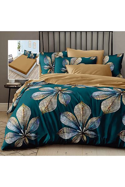 PATONE Finet bed linen, fitted sheet 160x200cm, 6 pieces, double bed, Pucioasa, RAH160-164