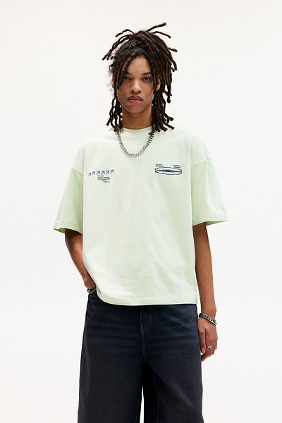 Pull & Bear Green STWD T-shirt