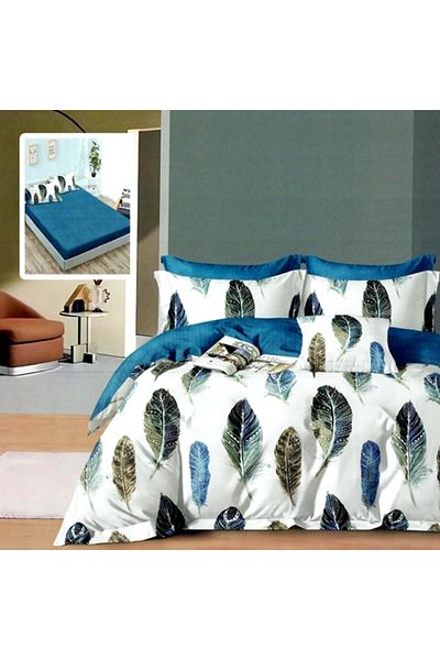 PATONE Finet bed linen, fitted sheet 160x200cm, 6 pieces, double bed, Pucioasa, RAH160-189