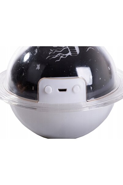 zola Umidificator aromaterapie, model planeta, proiectii acvatice, RGB, 250 ml, 2.5W, USB, 14x14 cm