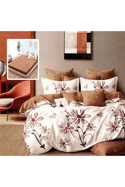 PATONE Finet bed linen, fitted sheet 160x200cm, 6 pieces, double bed, Pucioasa, RAH160-137